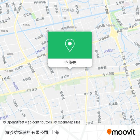 海沙纺织辅料有限公司地图