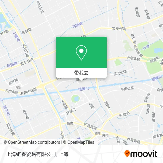 上海钜睿贸易有限公司地图