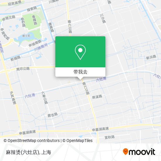 麻辣烫(六灶店)地图
