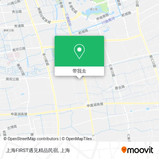 上海FIRST遇见精品民宿地图