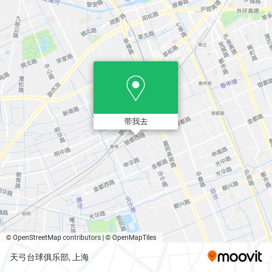 天弓台球俱乐部地图