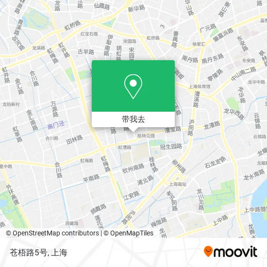 苍梧路5号地图