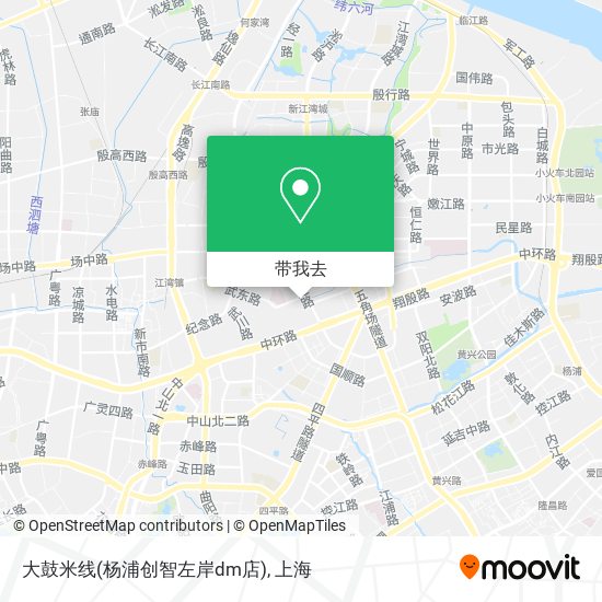 大鼓米线(杨浦创智左岸dm店)地图