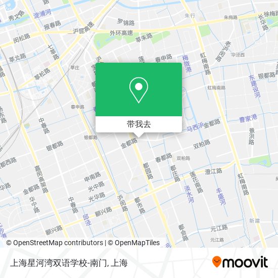 上海星河湾双语学校-南门地图