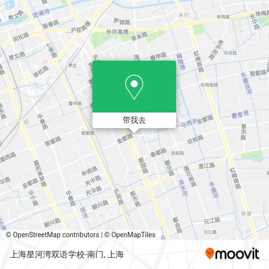 上海星河湾双语学校-南门地图