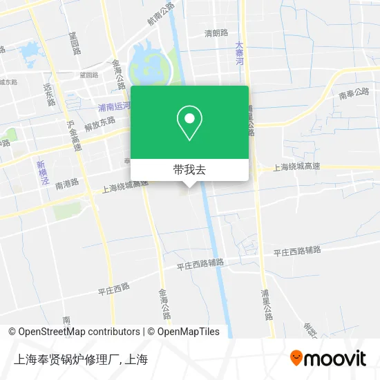 上海奉贤锅炉修理厂地图