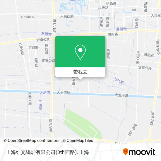 上海红光锅炉有限公司(3组西路)地图