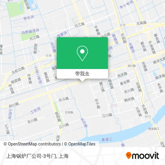 上海锅炉厂公司-3号门地图