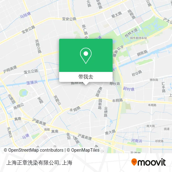 上海正章洗染有限公司地图