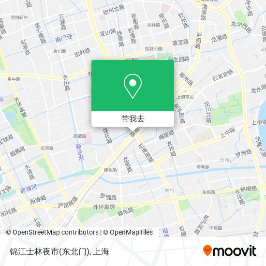 锦江士林夜市(东北门)地图