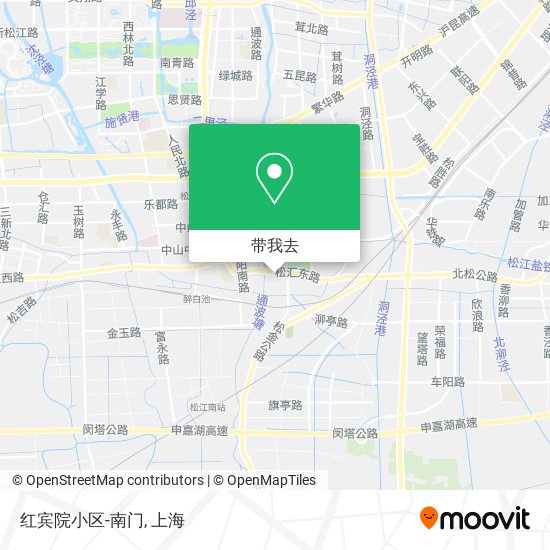 红宾院小区-南门地图