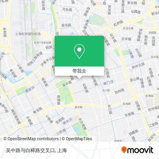 吴中路与白樟路交叉口地图