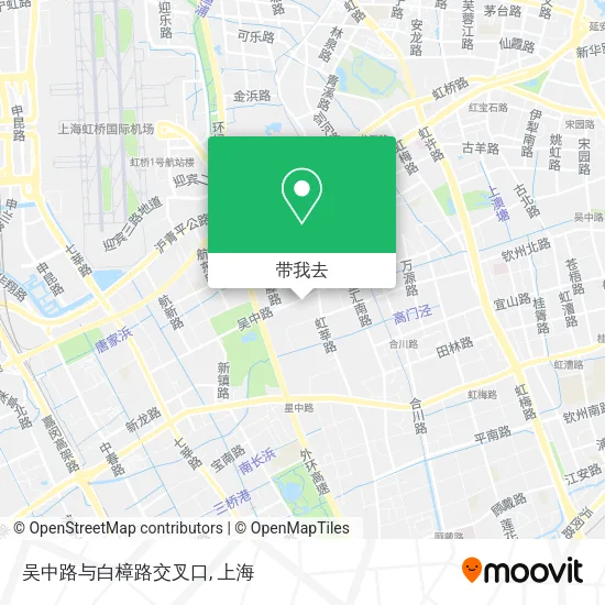 吴中路与白樟路交叉口地图