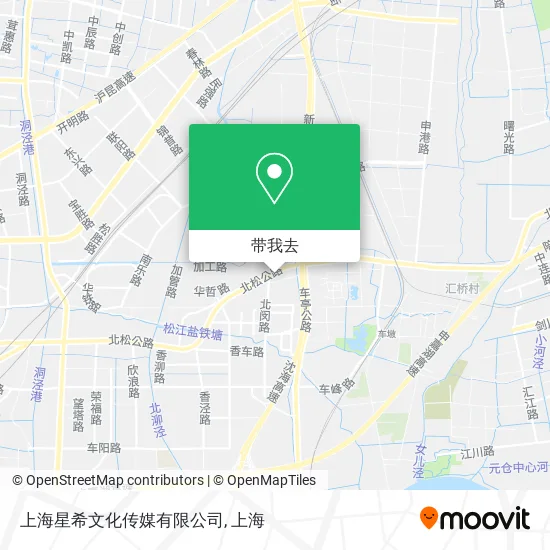 上海星希文化传媒有限公司地图