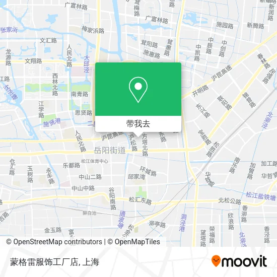 蒙格雷服饰工厂店地图