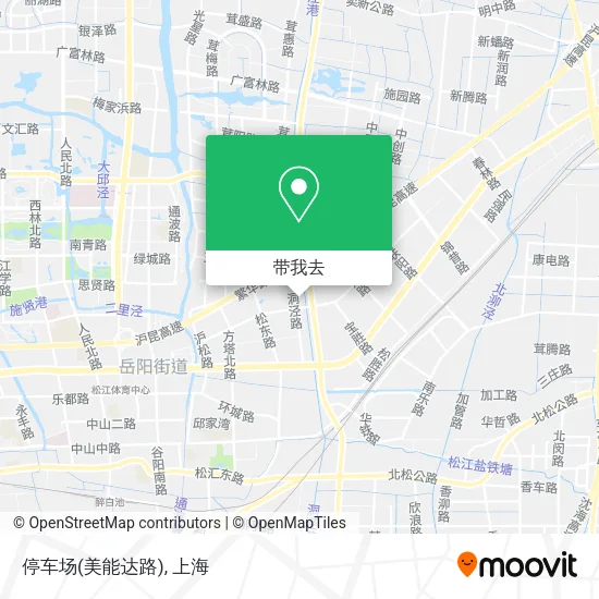 停车场(美能达路)地图