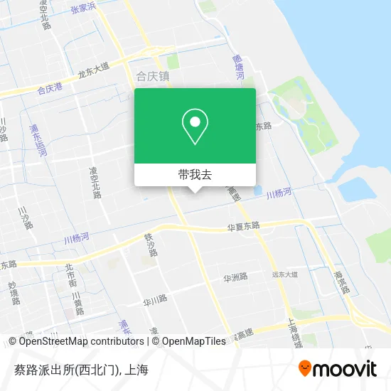 蔡路派出所(西北门)地图