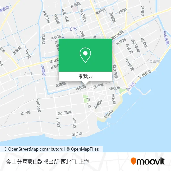 金山分局蒙山路派出所-西北门地图