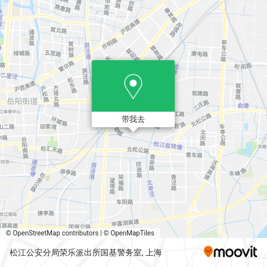 松江公安分局荣乐派出所国基警务室地图