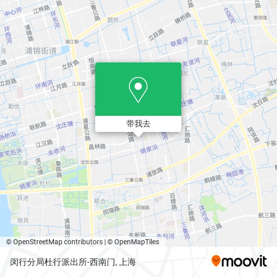 闵行分局杜行派出所-西南门地图