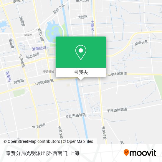 奉贤分局光明派出所-西南门地图