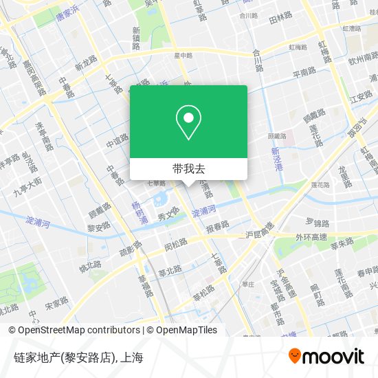 链家地产(黎安路店)地图