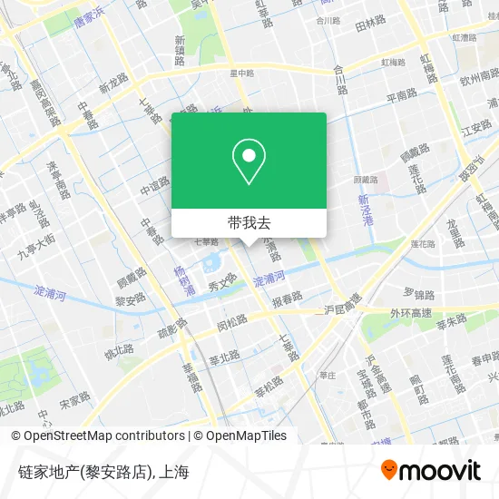 链家地产(黎安路店)地图