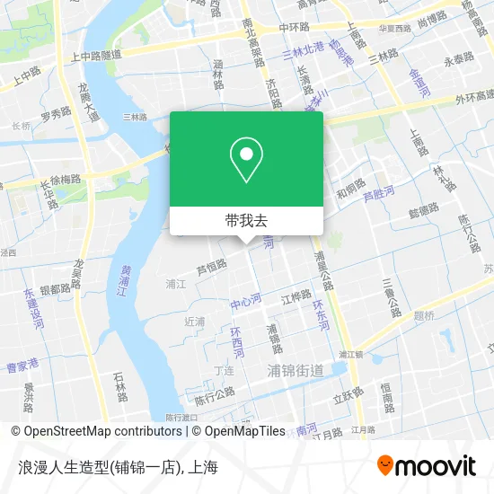 浪漫人生造型(铺锦一店)地图
