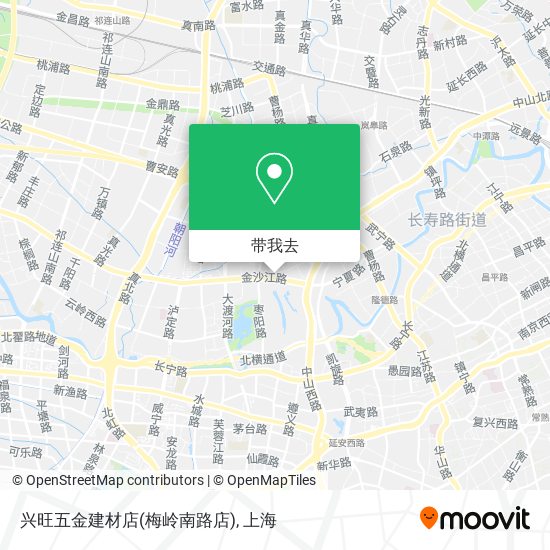 兴旺五金建材店(梅岭南路店)地图