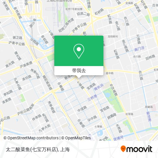太二酸菜鱼(七宝万科店)地图