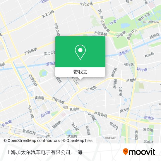 上海加太尔汽车电子有限公司地图