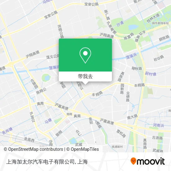 上海加太尔汽车电子有限公司地图