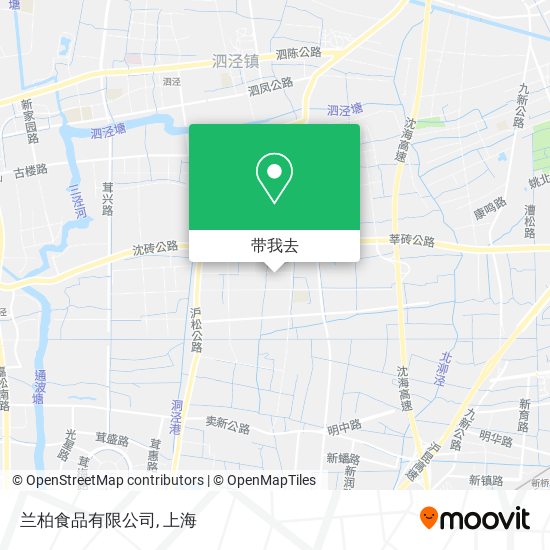 兰柏食品有限公司地图