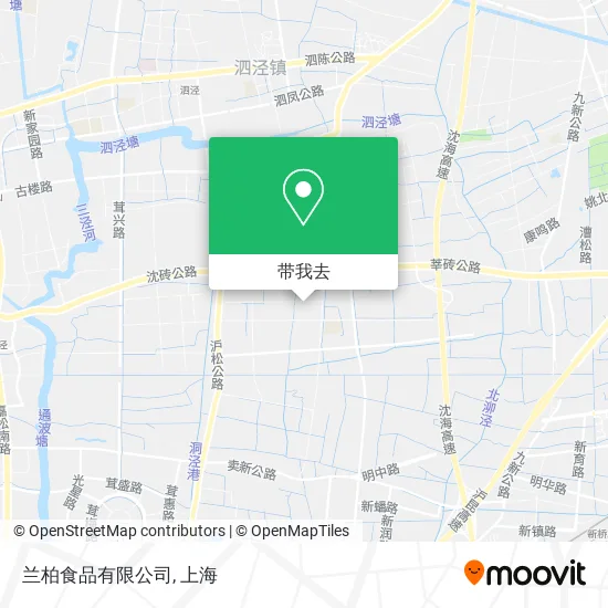兰柏食品有限公司地图
