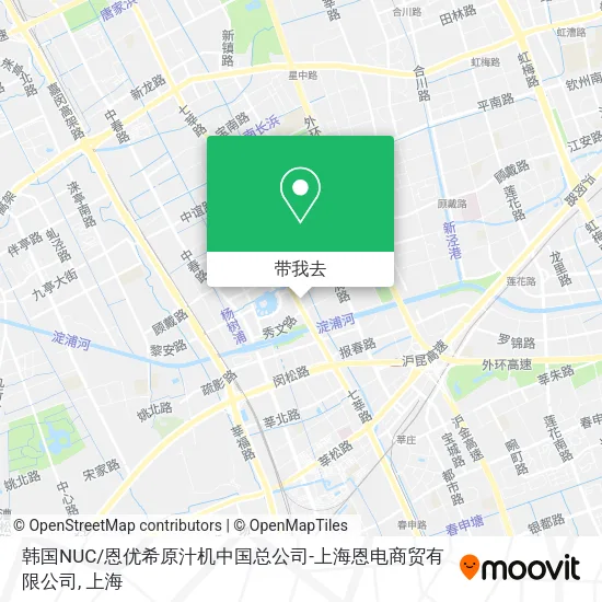 韩国NUC/恩优希原汁机中国总公司-上海恩电商贸有限公司地图