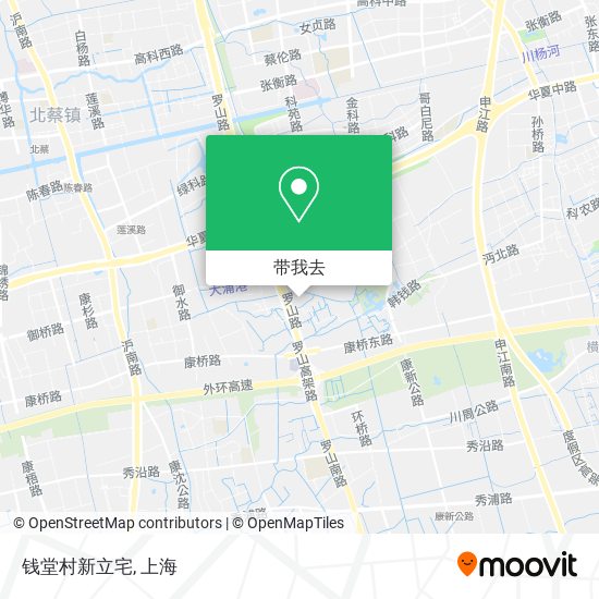 钱堂村新立宅地图