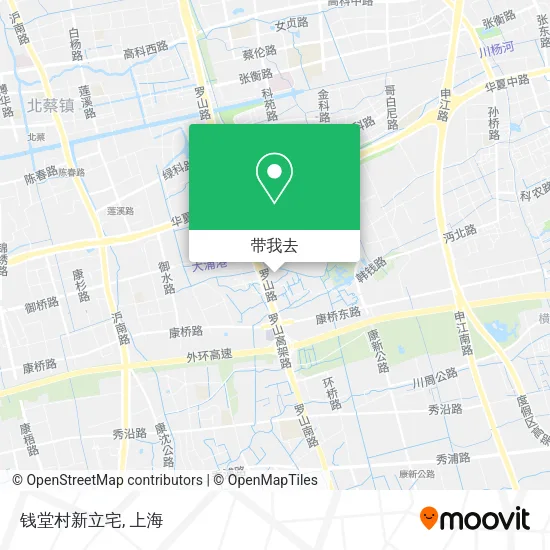 钱堂村新立宅地图
