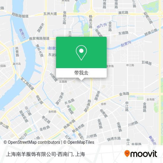 上海南羊服饰有限公司-西南门地图
