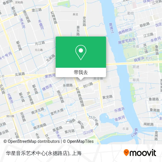 华星音乐艺术中心(永德路店)地图