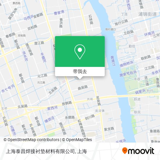 上海泰昌焊接衬垫材料有限公司地图