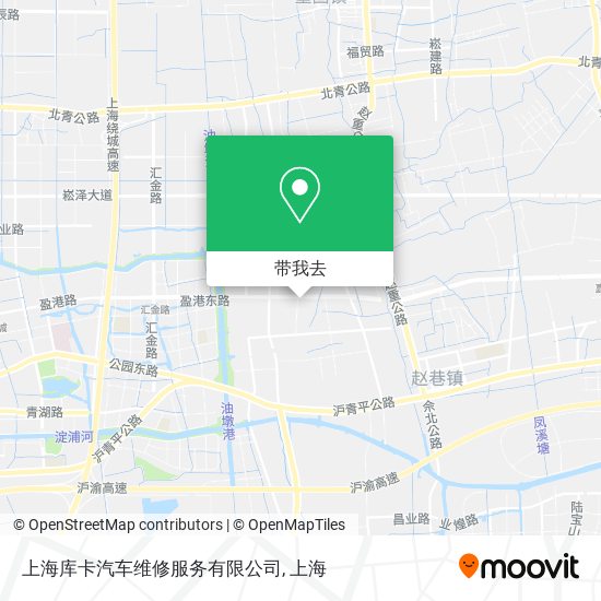 上海库卡汽车维修服务有限公司地图
