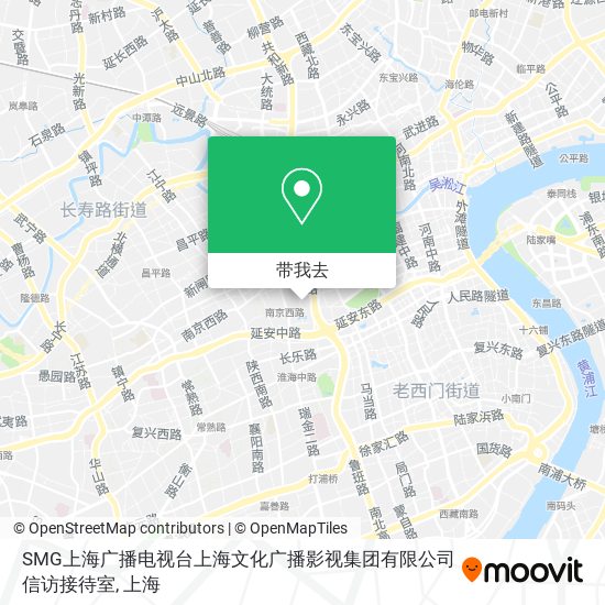 SMG上海广播电视台上海文化广播影视集团有限公司信访接待室地图