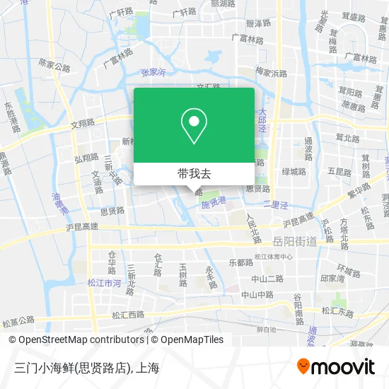 三门小海鲜(思贤路店)地图