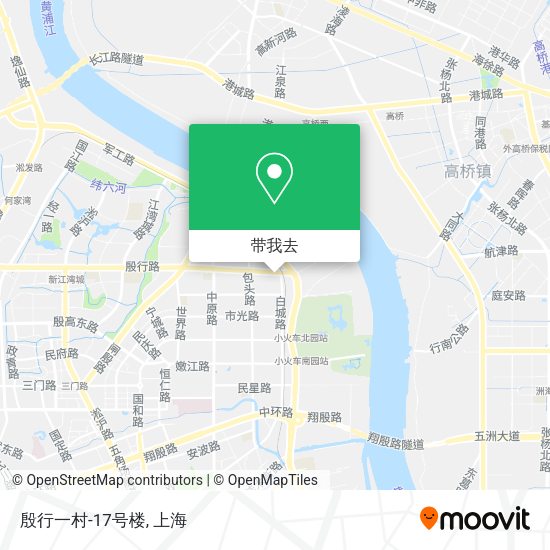 殷行一村-17号楼地图