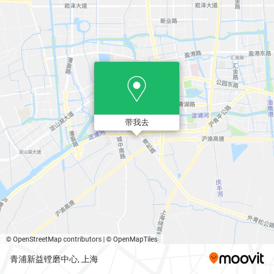 青浦新益镗磨中心地图