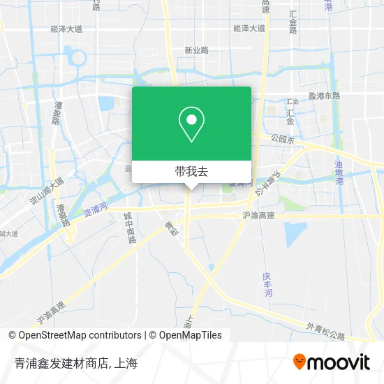 青浦鑫发建材商店地图