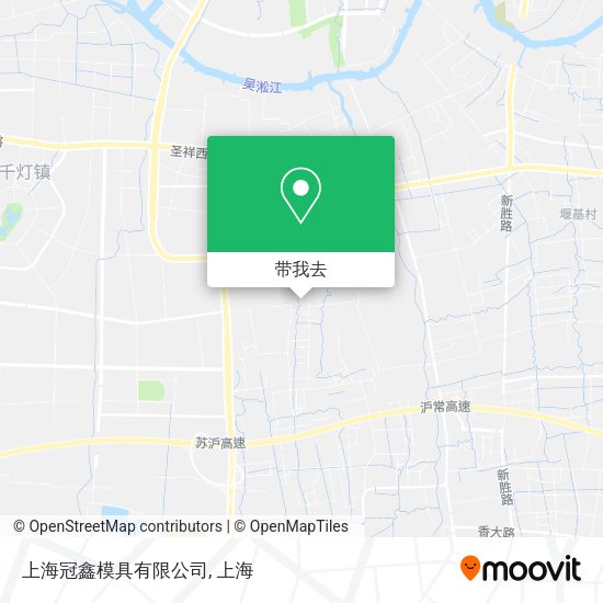 上海冠鑫模具有限公司地图