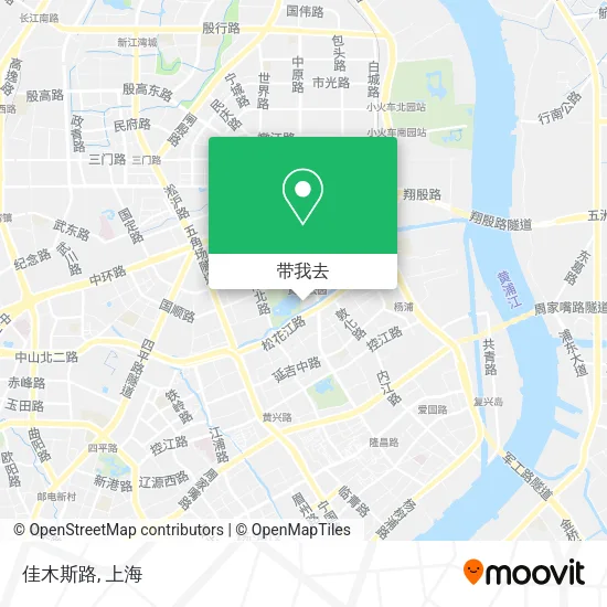 佳木斯路地图