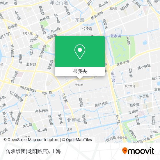 传承饭团(龙阳路店)地图