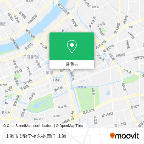 上海市实验学校东校-西门地图